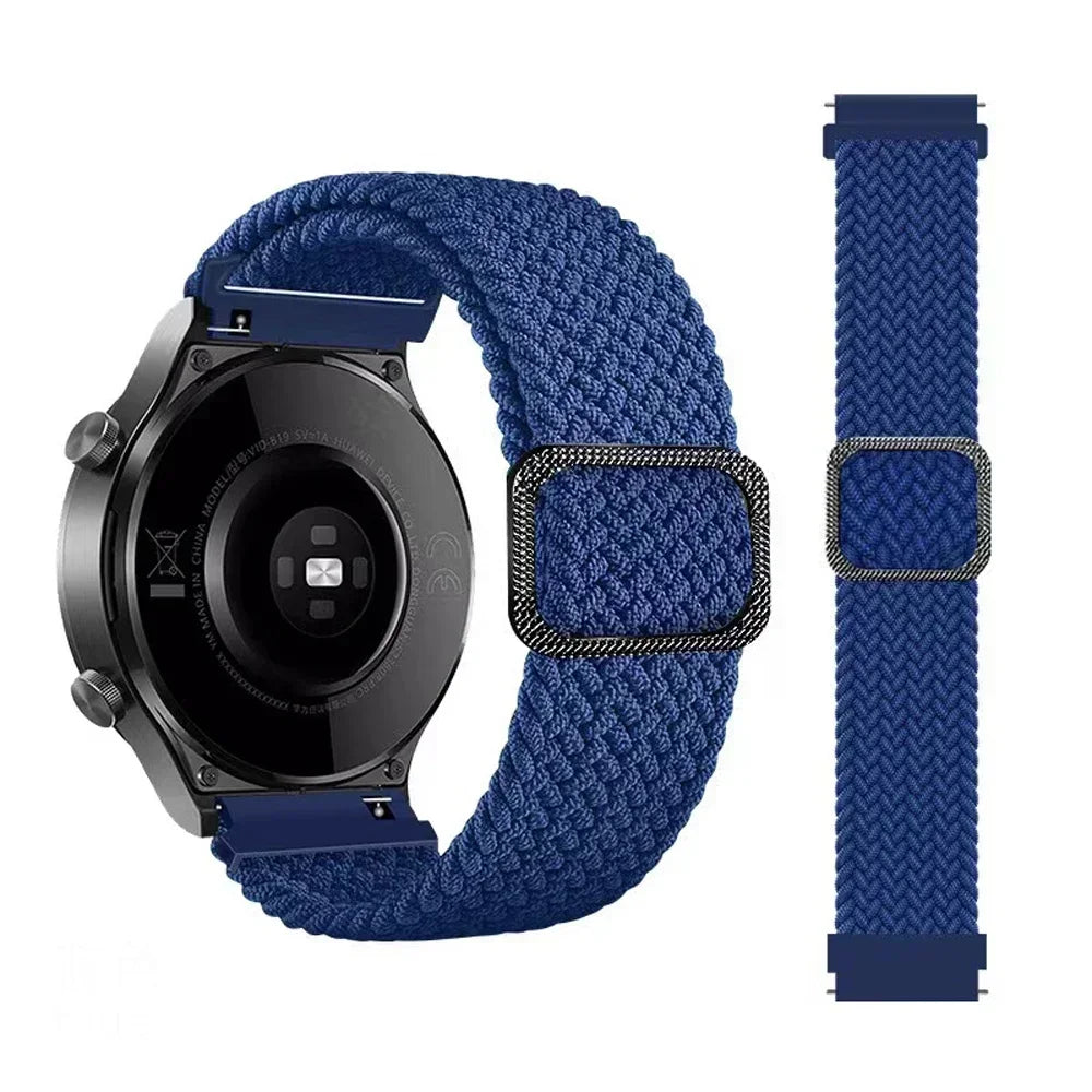 Bracelet Nylon Tressé Magnétique Suunto 20mm & 22mm – Compatible Ocean, Vertical, Race S, 5, 9 Peak Pro DLC & 3 Fitness | Premium