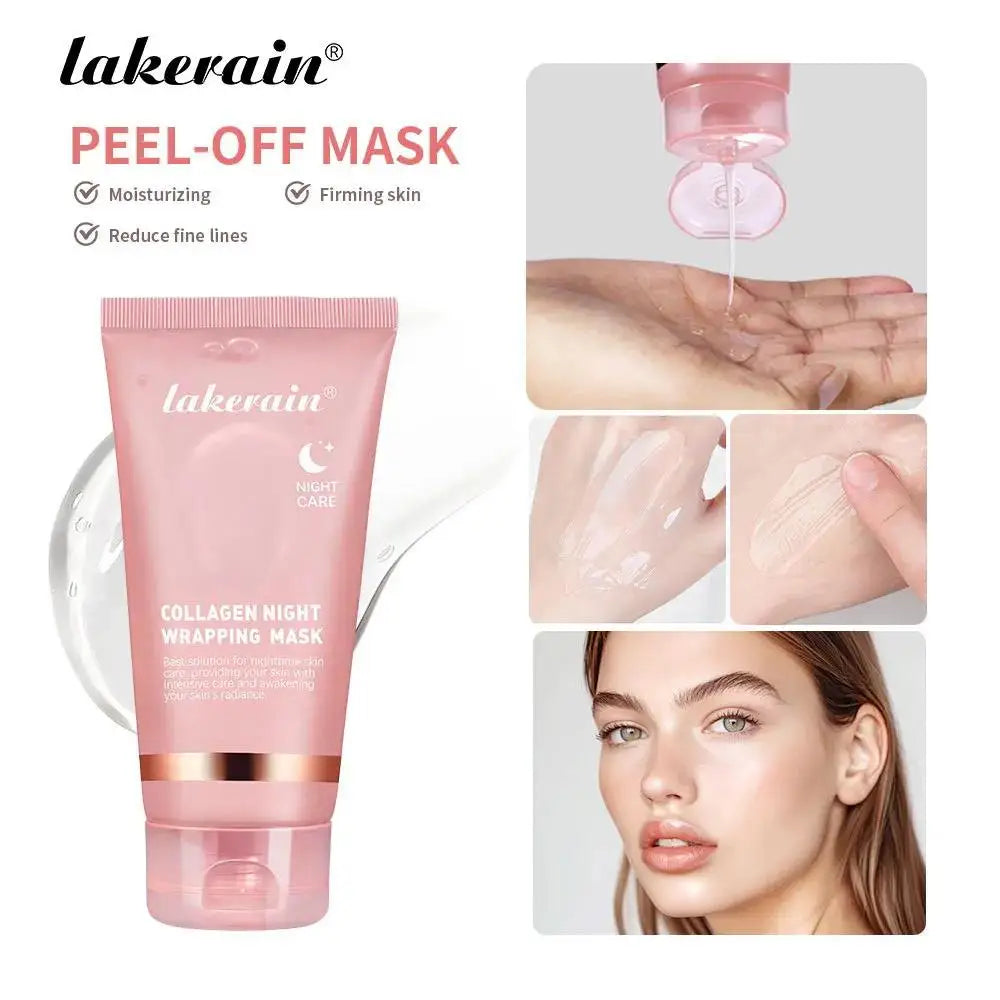 Kollagen Peel-Off-Maske - Tiefenhydratation & Festigkeit Nachtpflege