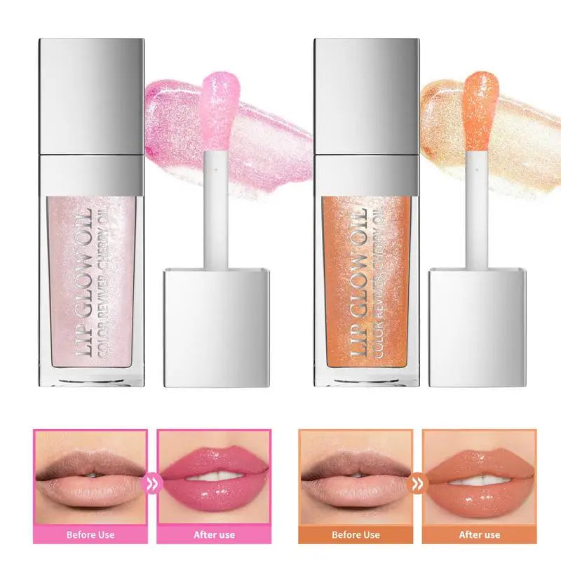 Huile à Lèvres Changeante de Couleur – Jelly Crystal Nacrée | Hydratante & Nourrissante