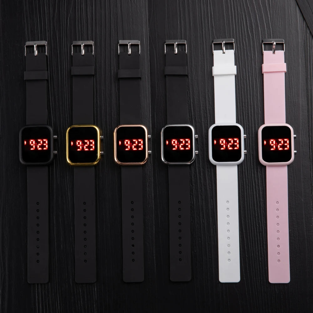 Montre LED Digitale Mixte Femme & Homme – Sport Fashion Luxe Tendance Bracelet