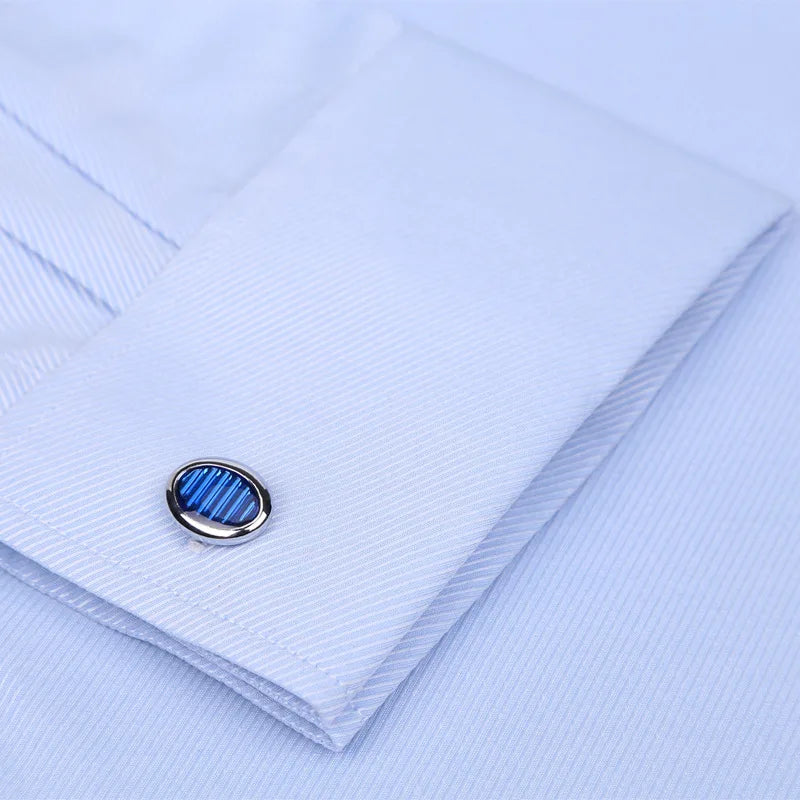 Chemise Homme Classique Poignets Français Manches Longues Coupe Standard – Formelle Business Mariage Bureau Blanche Élégante | Mode Homme Premium