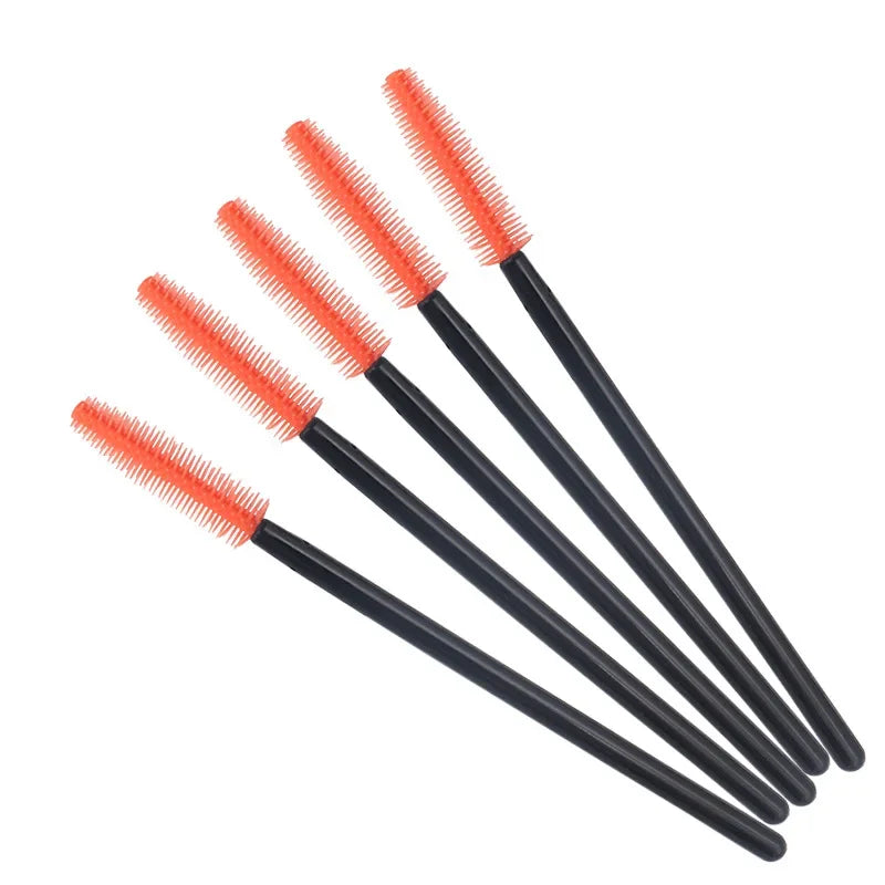 Brosses Silicone Cils Jetables – Lot 50 Pcs | Applicateur Mascara & Extension