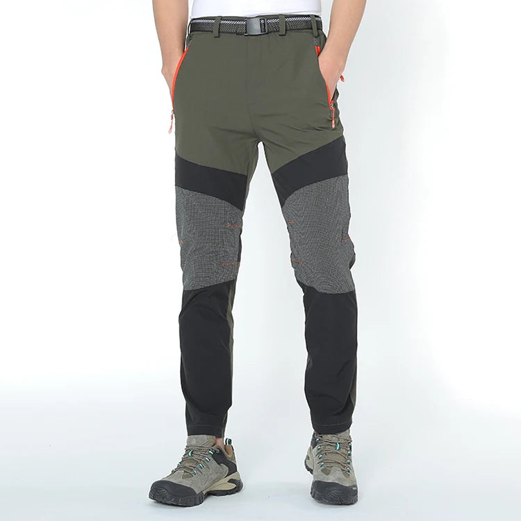 Pantalon Homme Randonnée Outdoor Stretch 4 Directions – Séchage Rapide Léger Respirant Été Alpinisme | Mode Homme Sport Premium