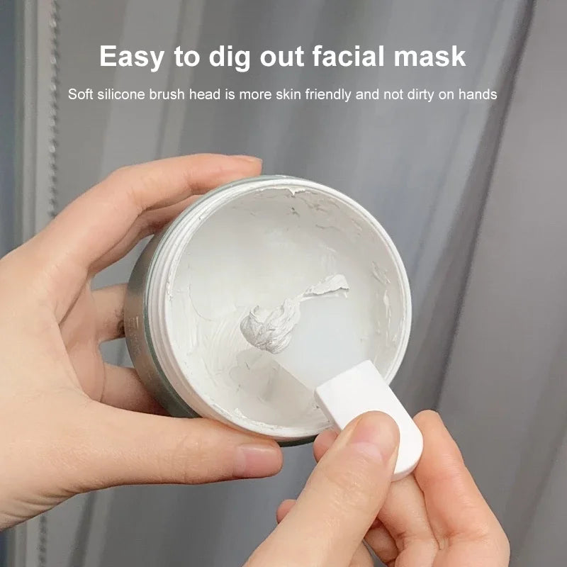 Set 3 Pinceaux Masque Visage en Silicone – Applicateur Argile, Boue & Crème | Outil Soin Visage DIY & Salon