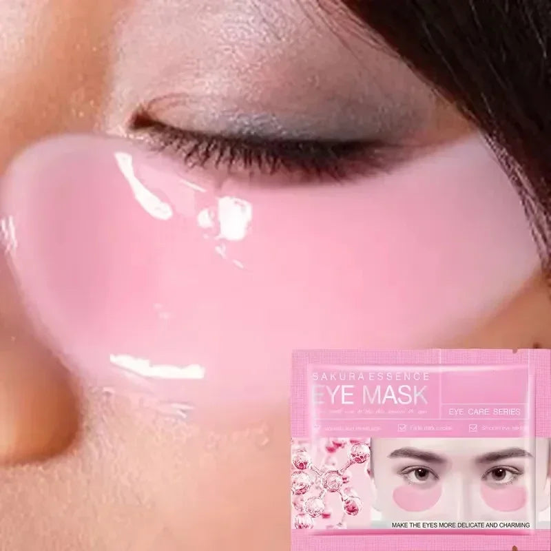 Masque Yeux Collagène Anti-Rides – Patches Hydratants Anti-Cernes Anti-Gonflement Eclat
