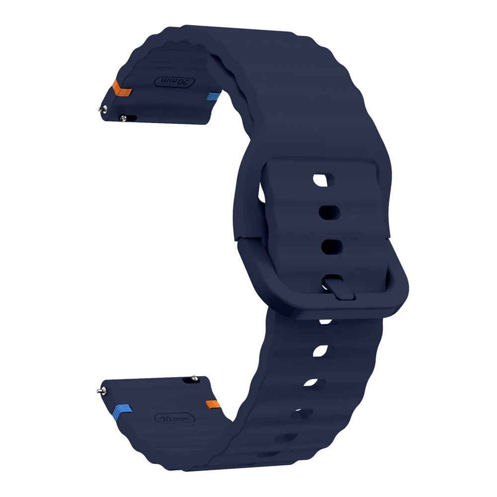 Bracelet Silicone 22mm Xiaomi Watch 2 Pro S4 S3 S2 S1 Active Mi Watch Color 2 – Vague Sport