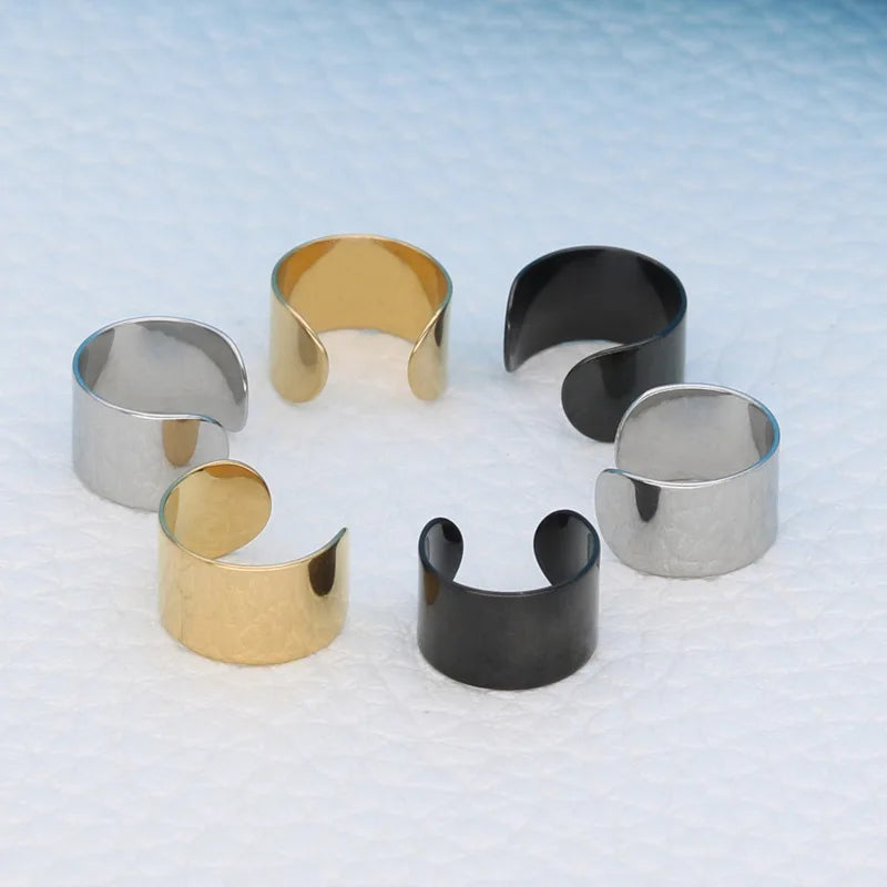 Ohrclip Herren Edelstahl Ohne Piercing