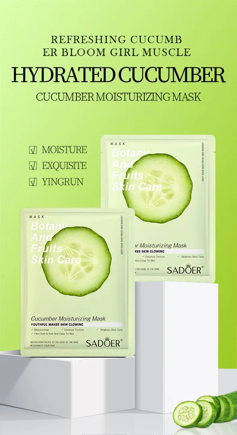 Set 8 Masques Visage Naturels - Hydratation & Fermeté K-Beauty