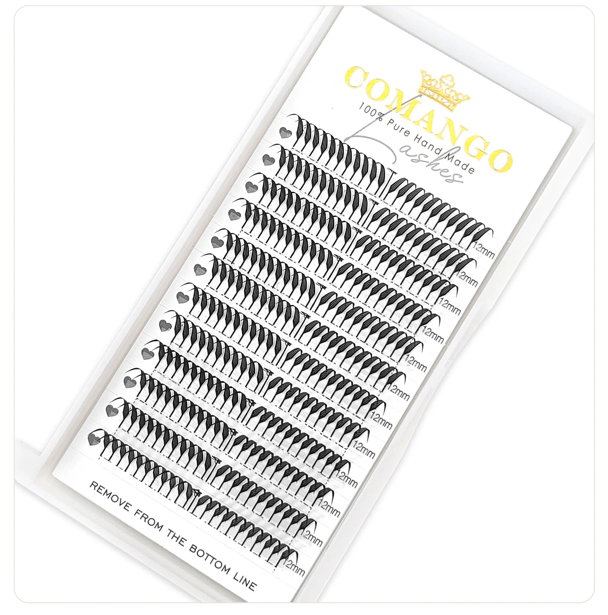 Extensions Cils CoMango Fox Anime Spire – Fans Pré-faits Volume Naturel | Fournisseur Maquillage