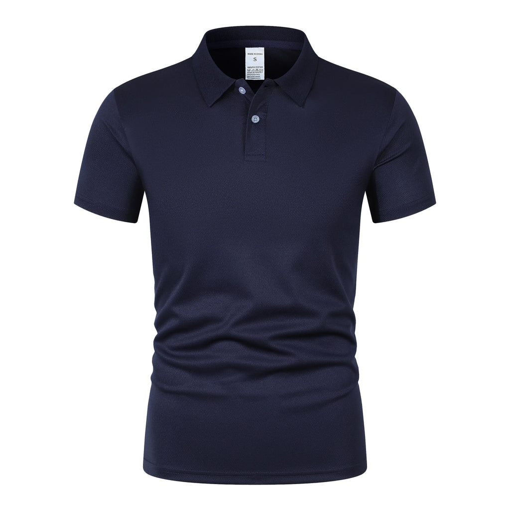 Polo Sport Homme Ultra-Léger Séchage Rapide – Couleur Unie & Anti-Transpiration | Fitness, Gym & Running | Respirant