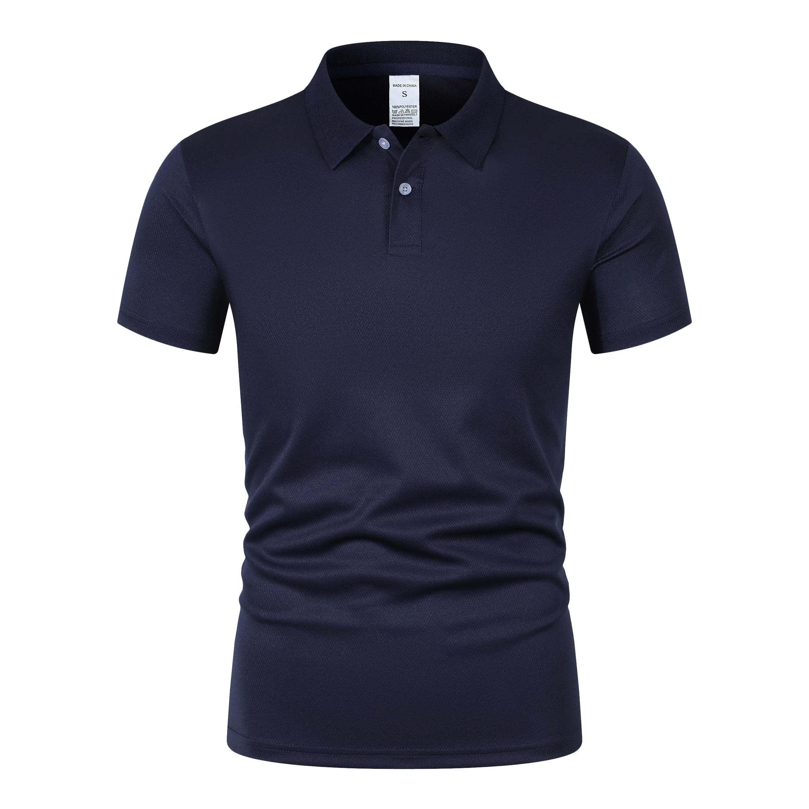 Polo Sport Homme Ultra-Léger Séchage Rapide – Couleur Unie & Anti-Transpiration | Fitness, Gym & Running | Respirant