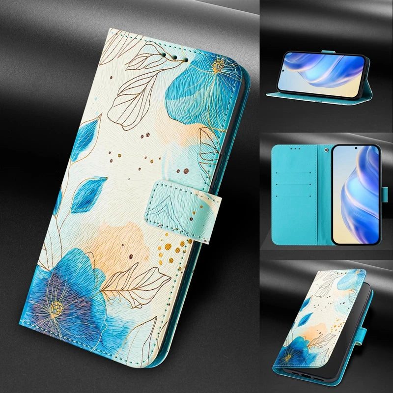 Coque Portefeuille OPPO A5 Pro 5G – Flip Case Cartoon Peint Fantaisie CPH2695