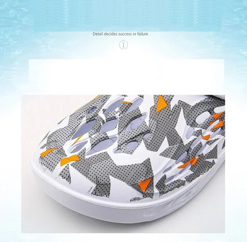Clogs Sandales Respirants Homme Femme Plage 2025 – Confortables Semelle Douce Casual