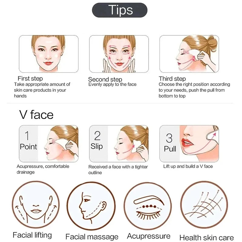 Planche Gua Sha Cire d’Abeille – Masseur Visage & Yeux Acupuncture | Drainage Lymphatique & Éclat Naturel