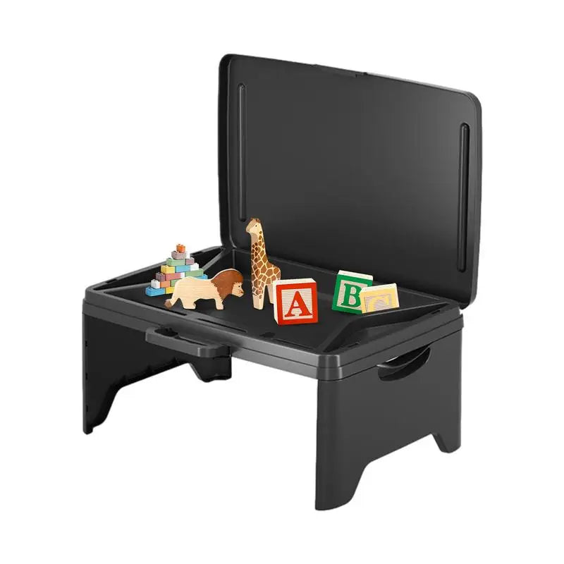 Bureau Pliable Voiture Multifonction – Plateau Laptop, Rangement Snack & Boisson, Table Lecture Enfant | Accessoire Voiture
