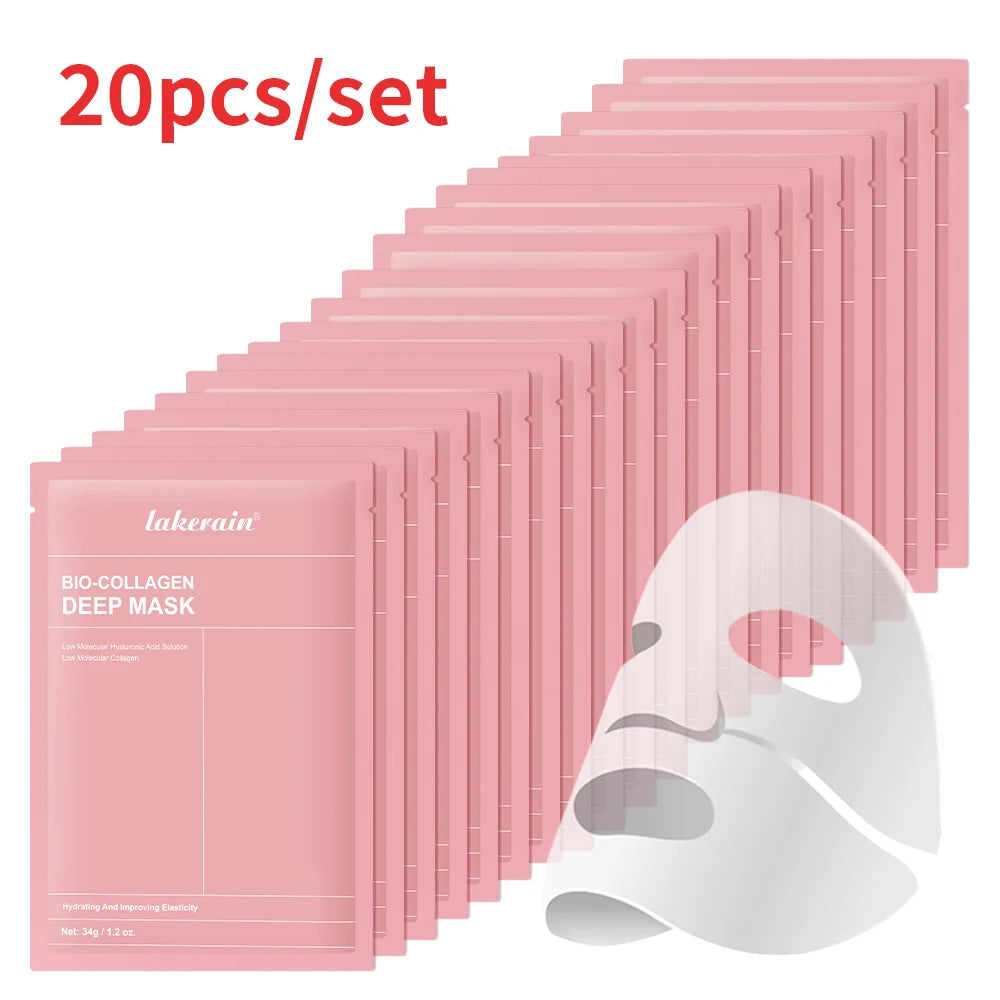 Masque Visage Bio-Collagène Nuit – Hydratation Profonde, Rétrécissement des Pores & Éclat | Soin Overnight Repulpant