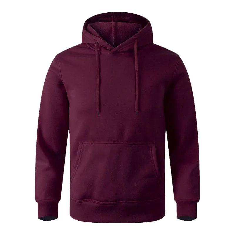 Hoodie Unisexe Homme Femme Polaire Minimaliste Noir Blanc Casual Sport Sweatshirt Capuche Confortable Intemporel | Hoodie Polaire Minimaliste Premium