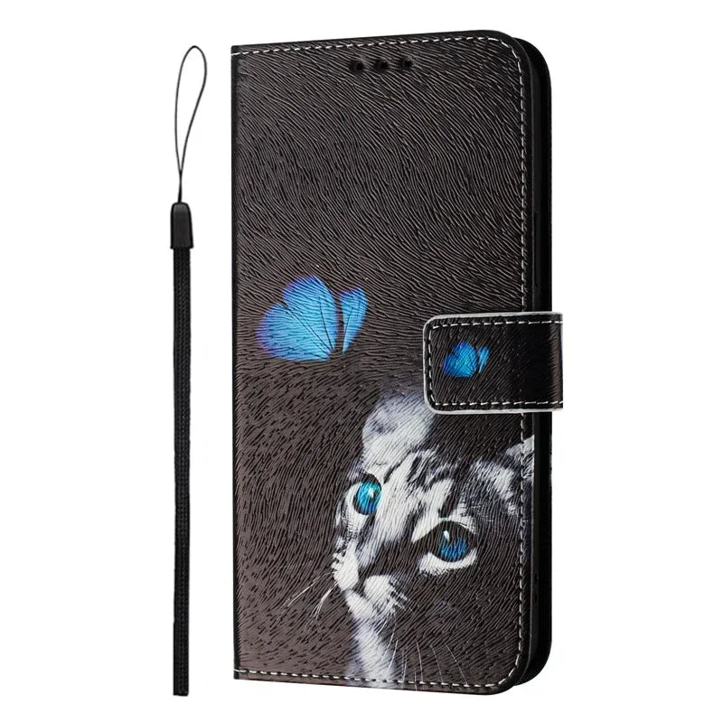 Coque Portefeuille OPPO A5 Pro 5G – Flip Case Cartoon Peint Fantaisie CPH2695