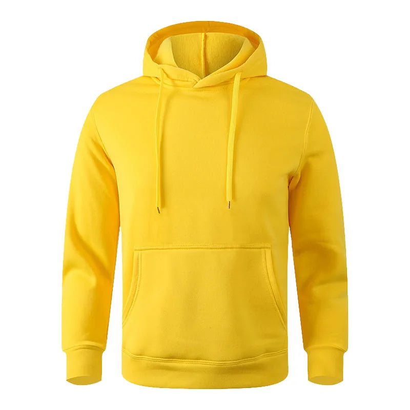 Hoodie Unisexe Homme Femme Polaire Minimaliste Noir Blanc Casual Sport Sweatshirt Capuche Confortable Intemporel | Hoodie Polaire Minimaliste Premium