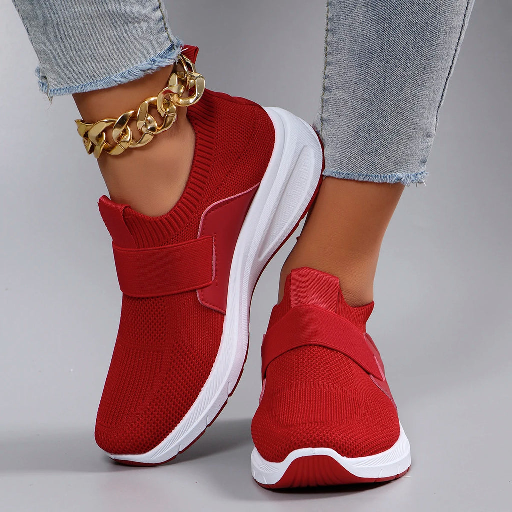 Chaussures Sport Flat Légères Non-Slip Femme – Respirantes Résistantes Casual Printemps
