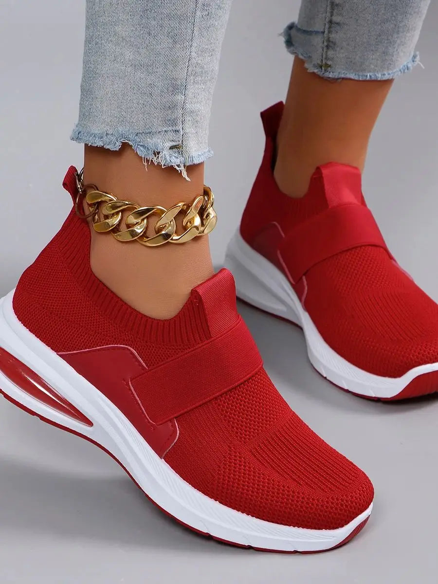 Chaussures Sport Flat Légères Non-Slip Femme – Respirantes Résistantes Casual Printemps