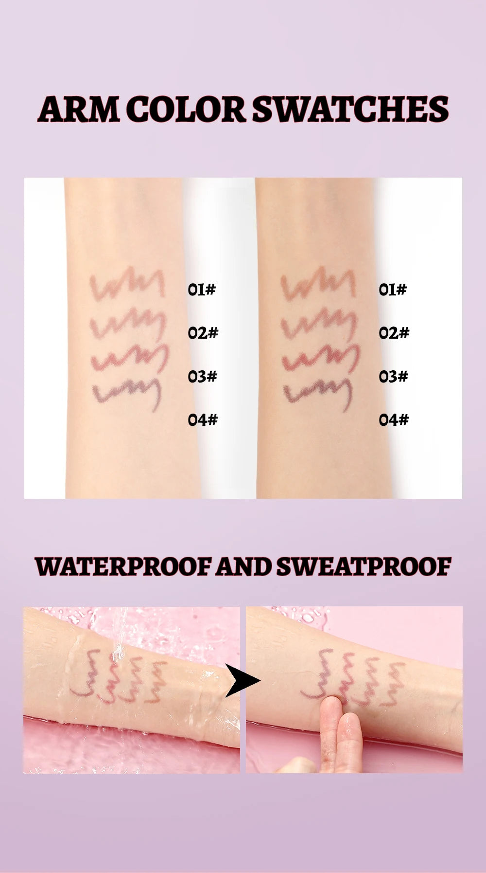 Lip Liner Liquide Mat Waterproof – Applicateur Sponge Tip Teinture | Contour Lèvres Longue Tenue