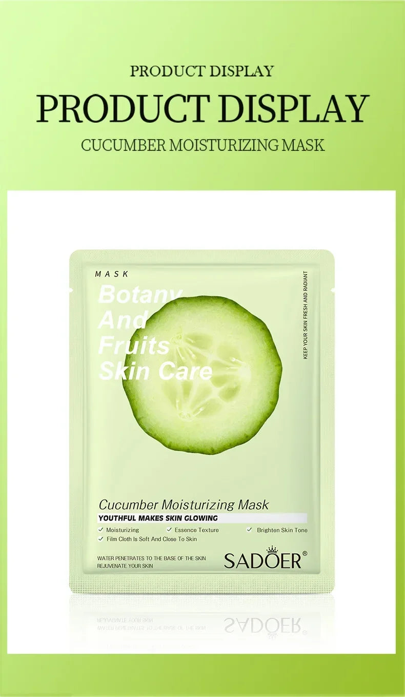 Set 8 Masques Visage Naturels - Hydratation & Fermeté K-Beauty