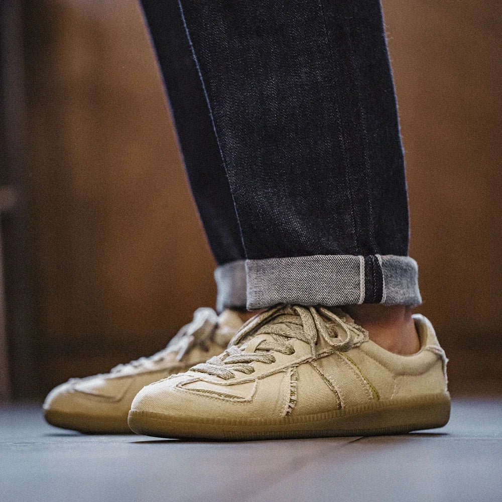 Maden Desert Dune Canvas Rétro Homme – Chaussures Sport Légères Semelle Douce Printemps Été