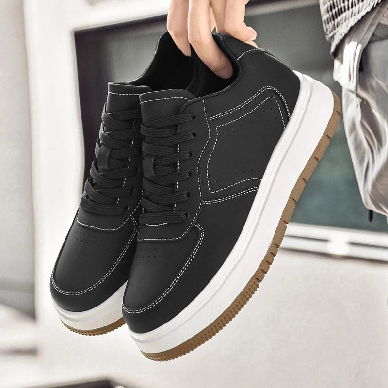 Chaussures Rehaussantes Homme 10/8/6CM Invisibles – Sport Blanches Grande Taille 37-44