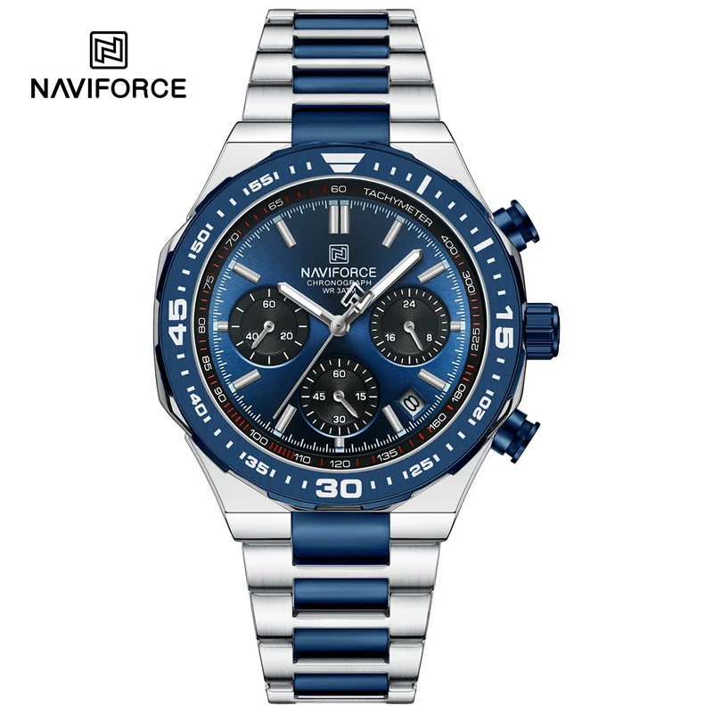 Montre Homme Naviforce Business Classique Quartz – Acier Inoxydable Étanche Fashion 2024