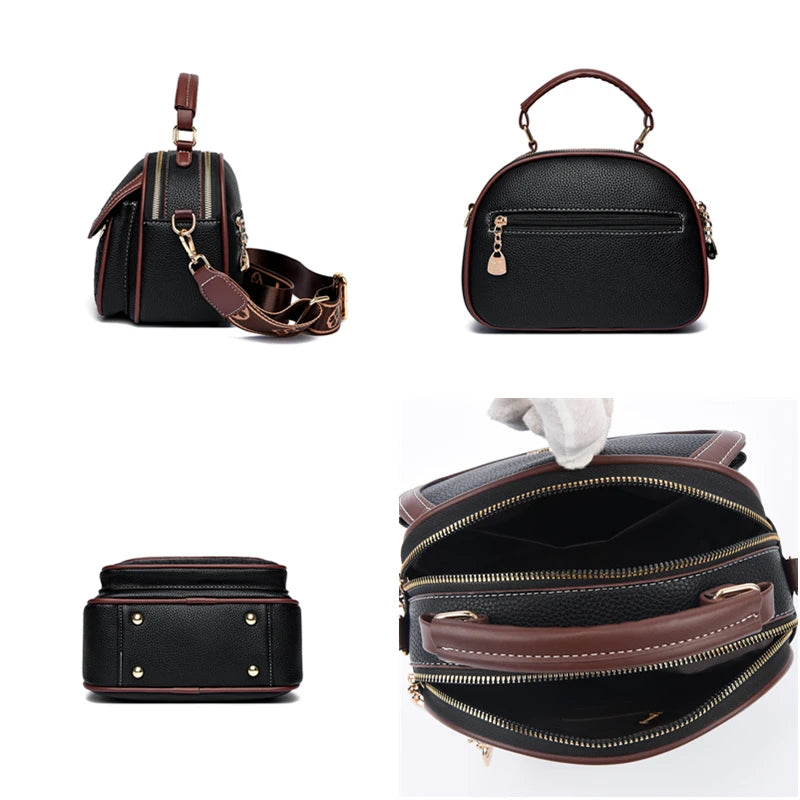 Petit Sac Rond Femme Style Coréen – Sac Épaule Bandoulière Tendance Influenceuse Mode