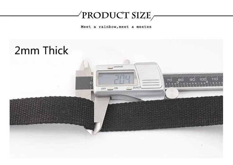 Sangle Coton 8M – Ruban Toile 20-50mm Couture DIY Sac Ceinture Bretelle Accessoires