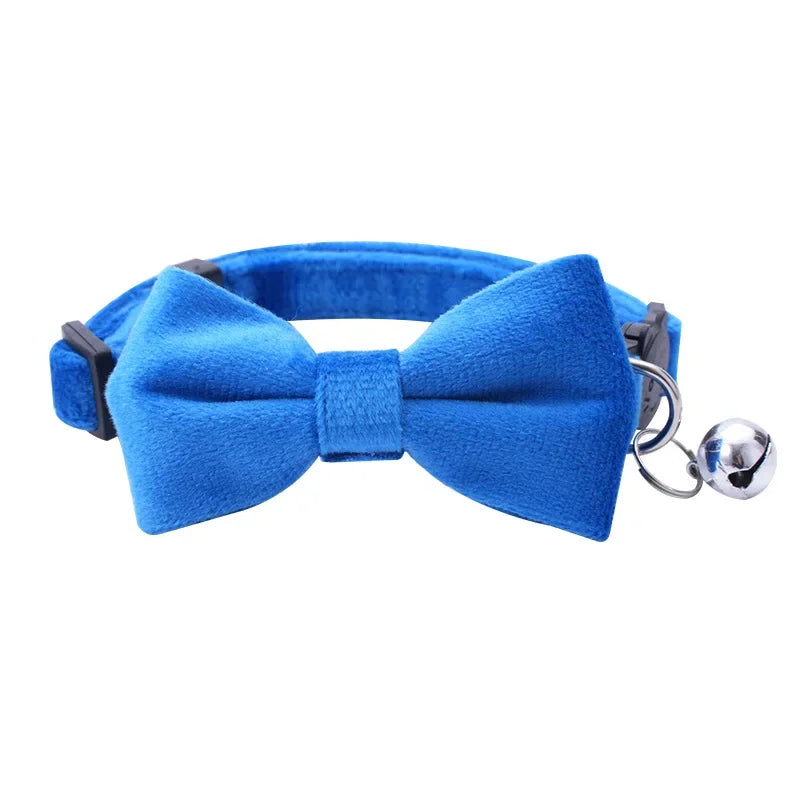 Collier Chat Nœud Papillon Sécurité – Clochette Anti-Étranglement Puppy Chaton Adorable
