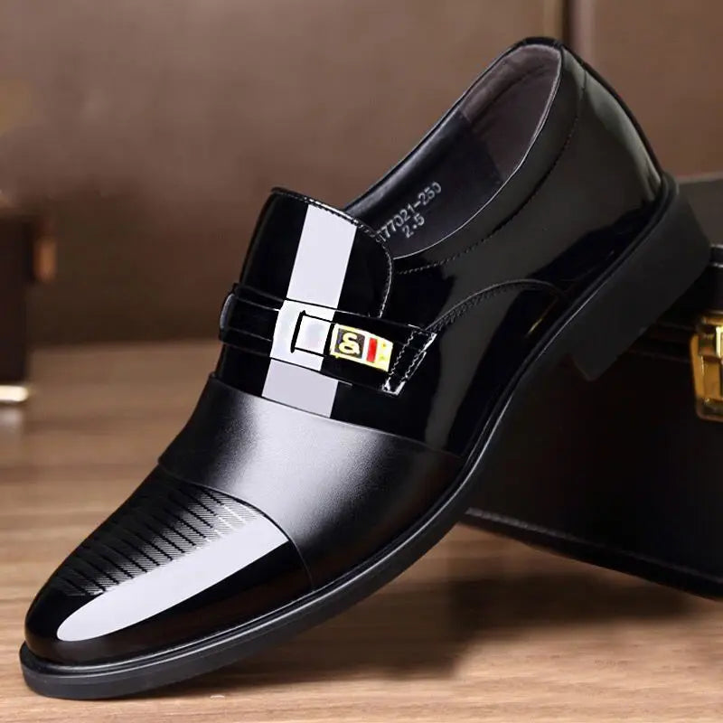 Chaussures Cuir Business Rehaussantes Homme – Formal Casual Automne Confortables