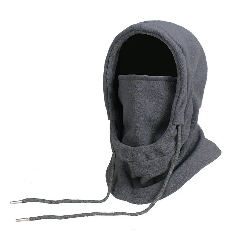 Cagoule Polaire Adulte 3-en-1 - Masque, Tour de Cou & Bonnet Coupe-Vent