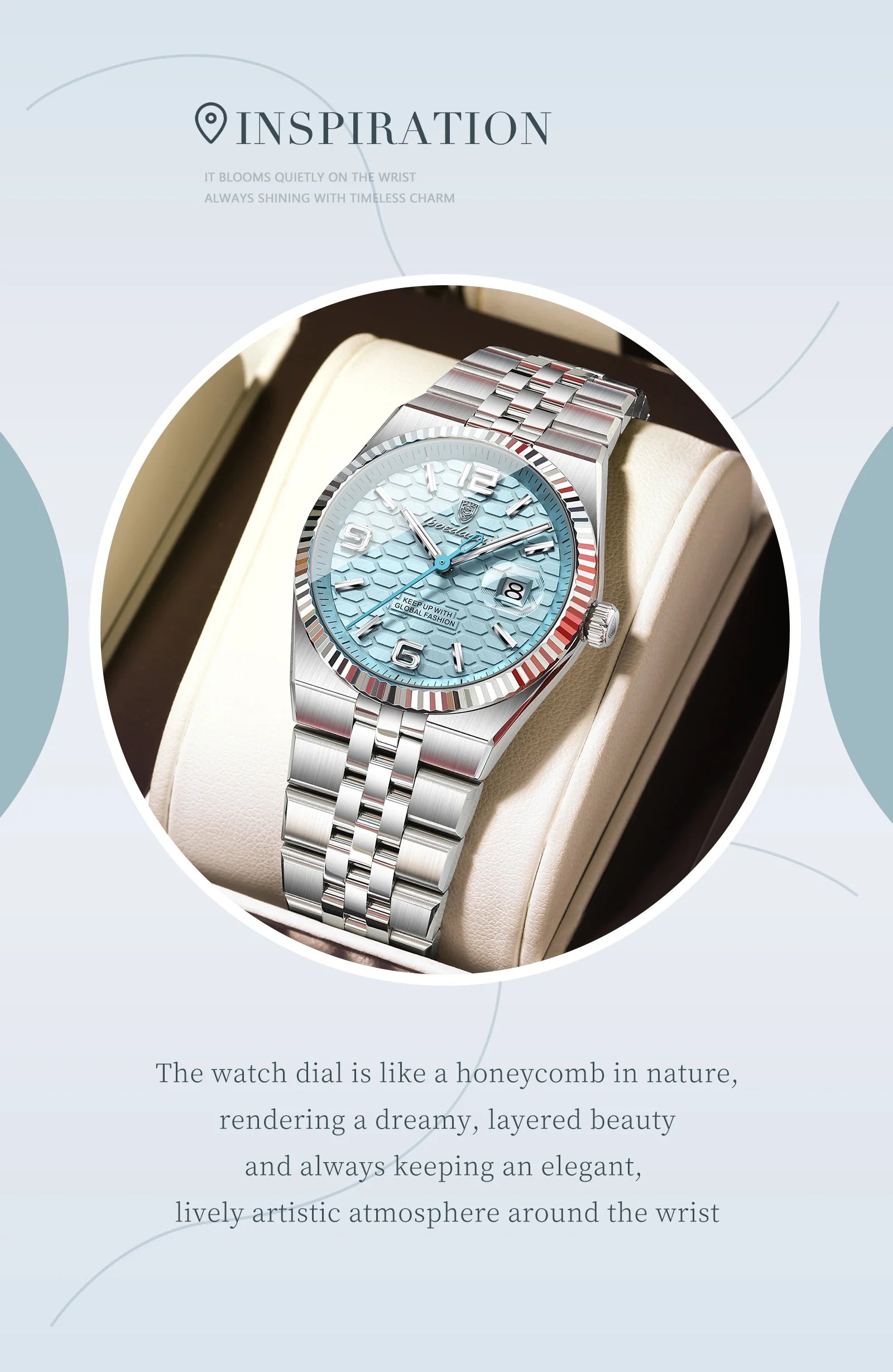 Montre Femme POEDAGAR Élégante Luxe Quartz – Lumineuse Étanche Date + Boîte Cadeau