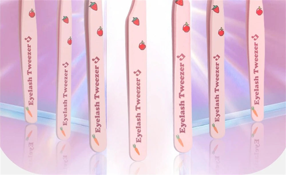 Pinces Extension Cils Inox – Outil Pose Cils & Nail Art | Ramasse-Strass