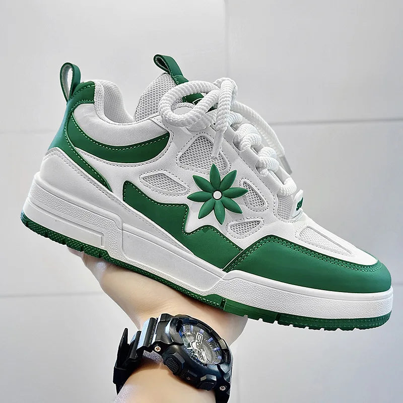 Sneakers Plateforme Vulcanisées Homme – Semelle Épaisse Respirantes Résistantes Sport Casual