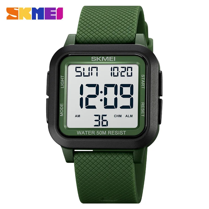 Montre Homme SKMEI 1894 Militaire Sport Luxe – LED Digital Électronique Étanche Reloj