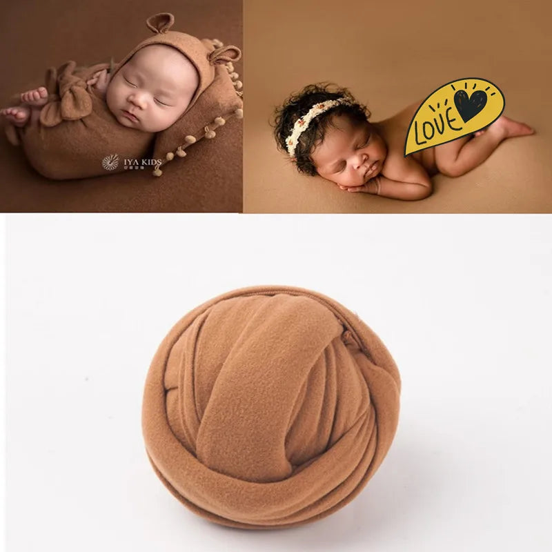 Neugeborenen-Fotostudio-Hintergrund 150x170cm – Stretchstoff Wickel-Accessoire Baby-Shooting