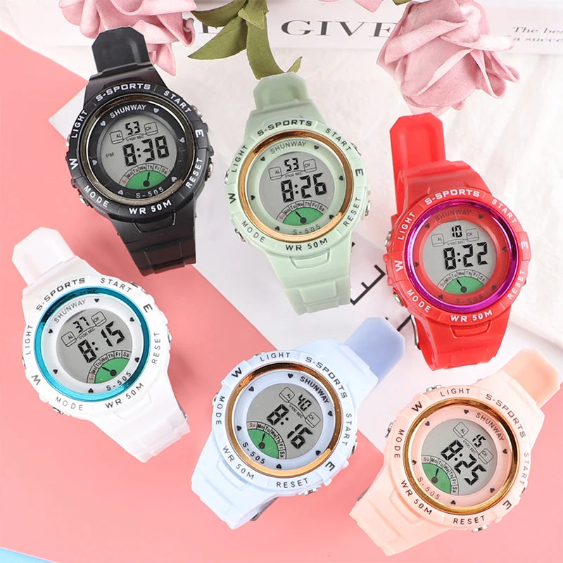Montre Enfant UTHAI CE02 Quartz Colorée – Fille Garçon Étanche 50M Sport Student