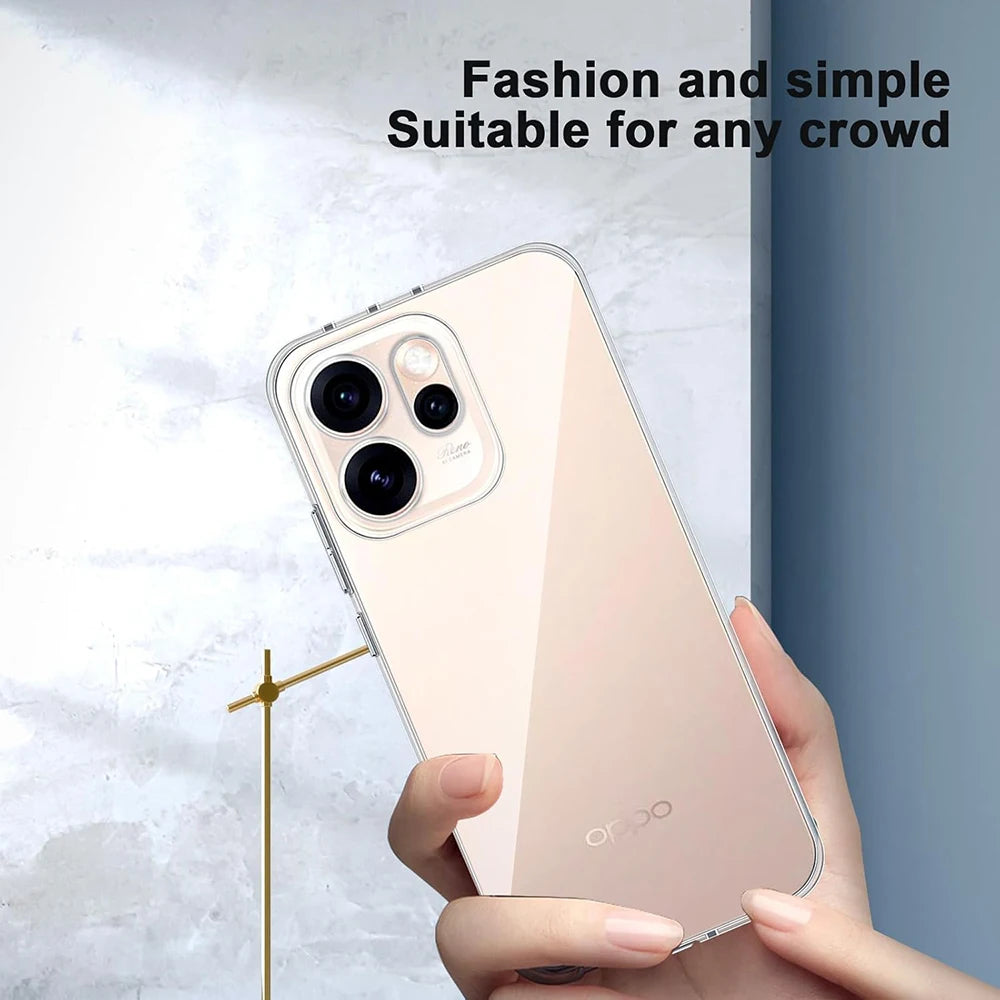 Ultradünne transparente Silikonhülle - OPPO Reno 11 12 13 14 15 Pro Max