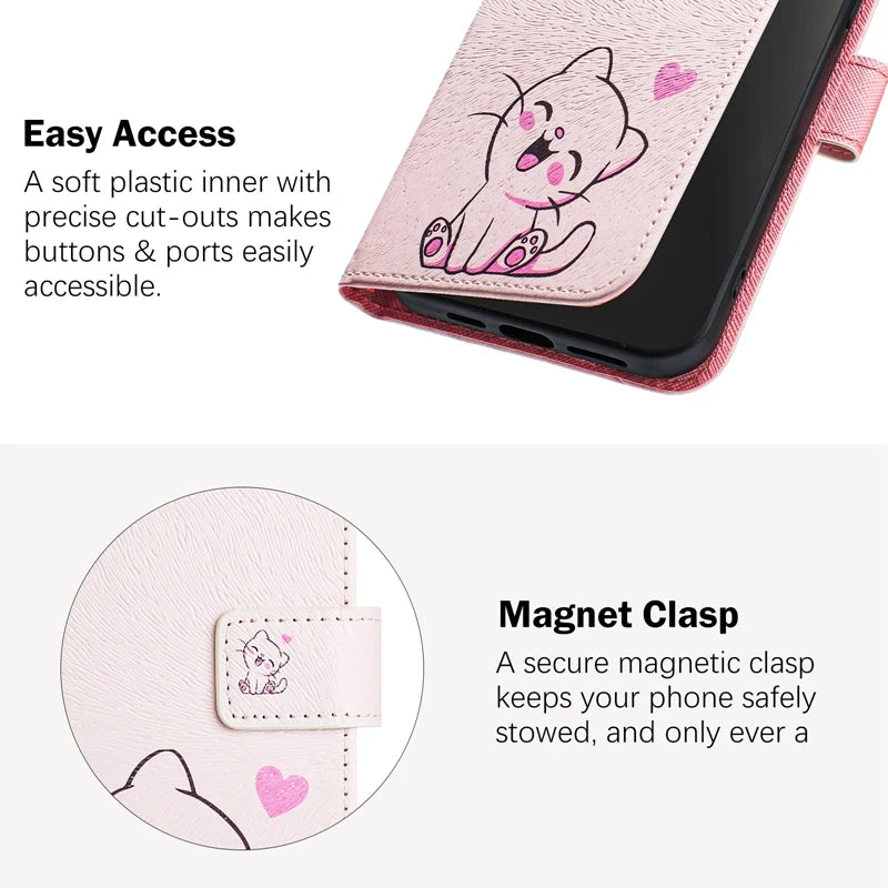 Coque Portefeuille OPPO A5 Pro 5G – Flip Case Cartoon Peint Fantaisie CPH2695
