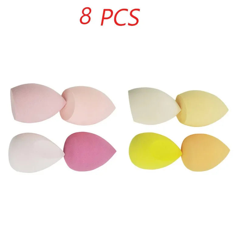 Lot 4 Éponges Maquillage Blender Puff – Fond de Teint, Poudre & Correcteur | Application Douce & Uniforme | Accessoire Beauté