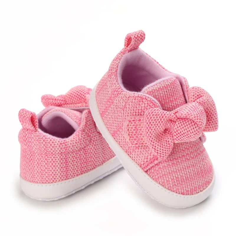 Chaussures Bébé Fille Rose Semelle Souple – Ballerines Légères Confortables Premiers Pas Casual