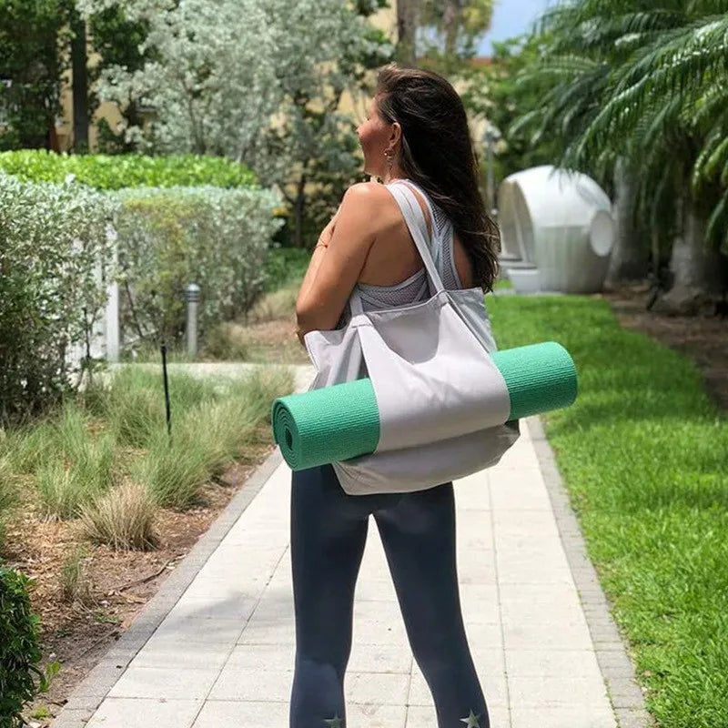 Yoga-Tasche Canvas Große Kapazität – Tragbar Fitness Pilates Outdoor Übung