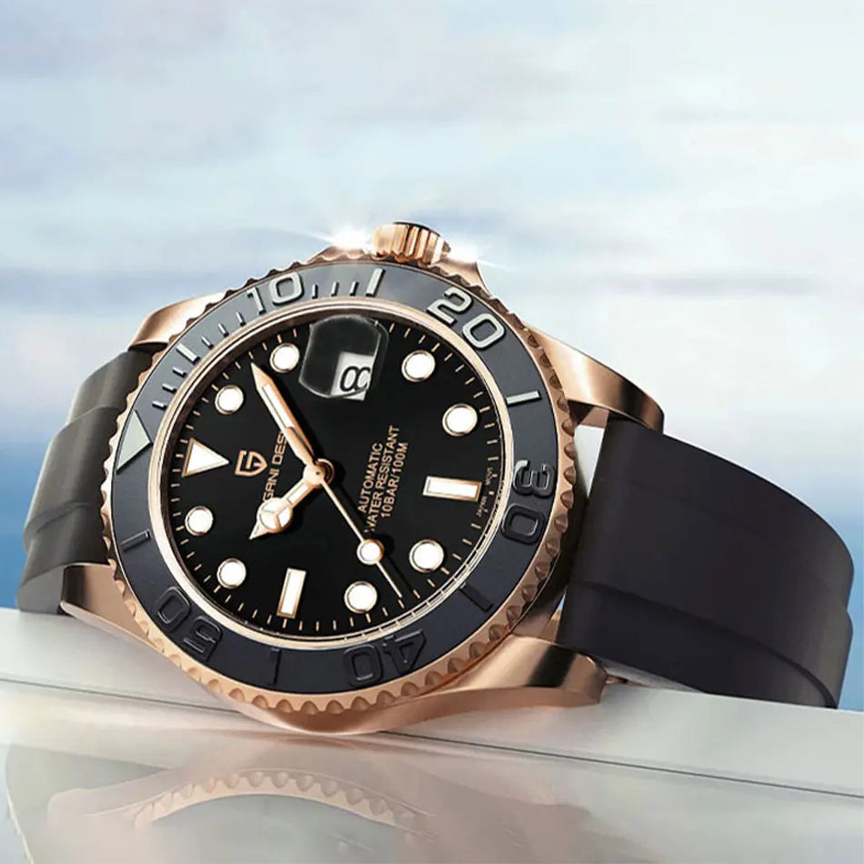 Mechanische Luxusuhr für Herren Pagani Design 40mm – Saphirglas Wasserdicht Automatik