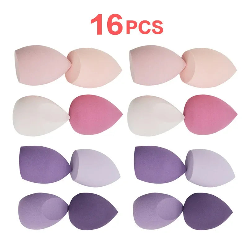 Lot 4 Éponges Maquillage Blender Puff – Fond de Teint, Poudre & Correcteur | Application Douce & Uniforme | Accessoire Beauté