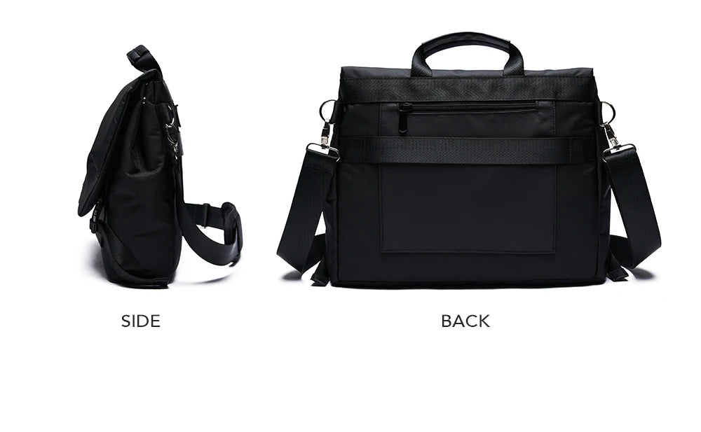 Sac Messenger Homme Laptop Imperméable – Sacoche Business Crossbody Grande Capacité Vélo École