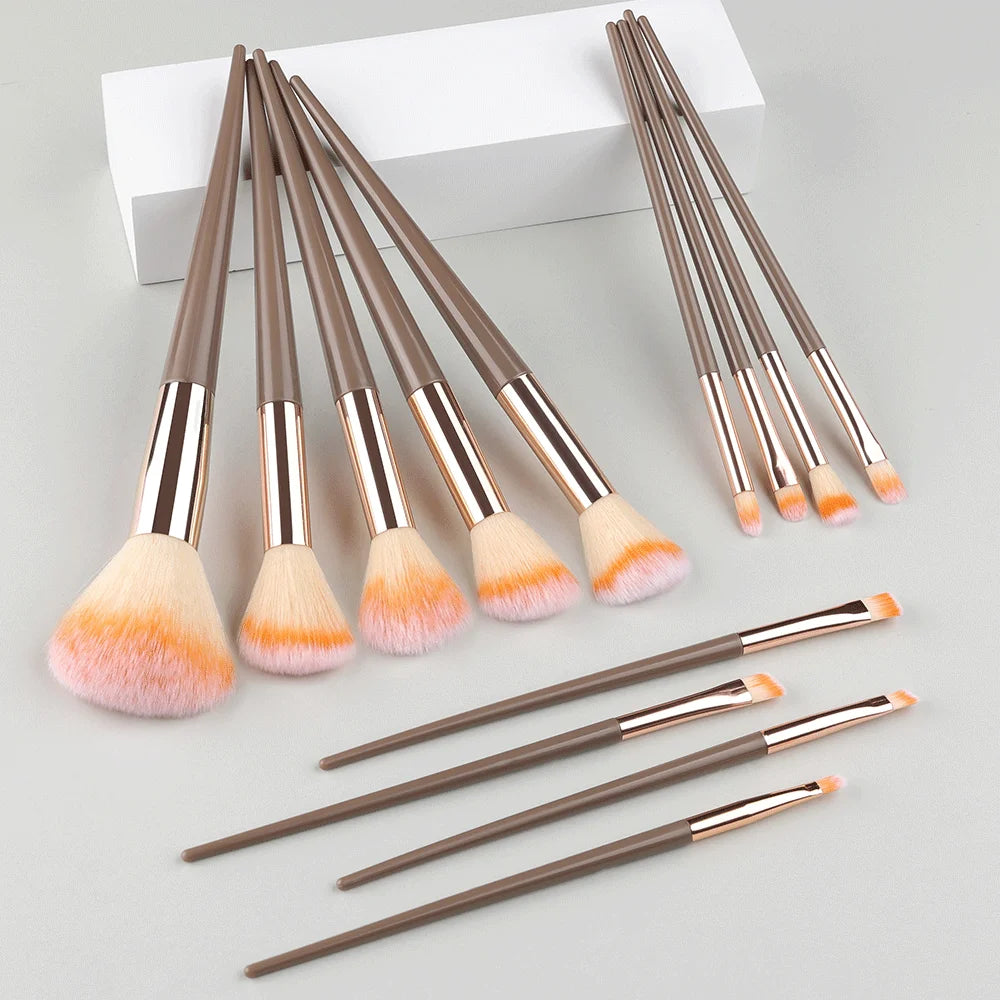 Set de Pinceaux Maquillage 13 Pièces - Synthétiques Premium